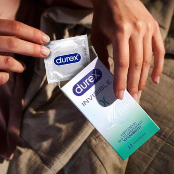 Презервативы Durex Іnvisible латексные с силиконовой смазкой ультратонкие 12шт - купить, цены на КОСМОС - фото 5