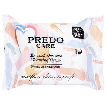 Серветки вологі Predo Care для зняття макіяжу 25шт - купити, ціни на Таврія В - фото 1