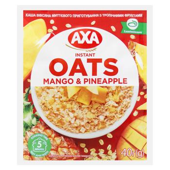АХА With Tropical Fruits Quick-Cooking Oat Porridge 40g - buy, prices for Za Raz - photo 1