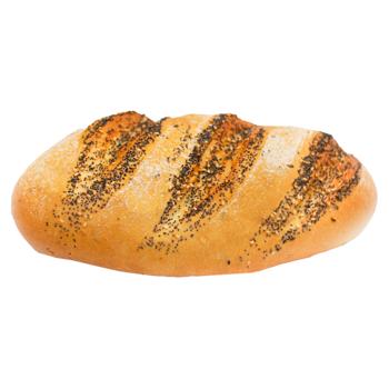 Батон бездрожжевой со льном 300г - купить, цены на Чудо Маркет - фото 1