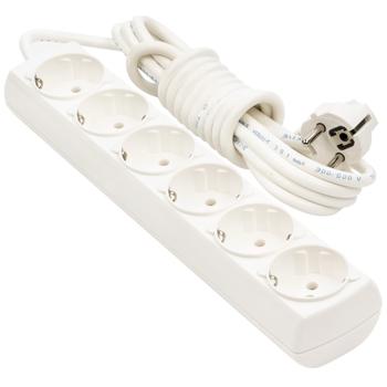 Удлинитель Borsan без заземления 6 гнезд 3м