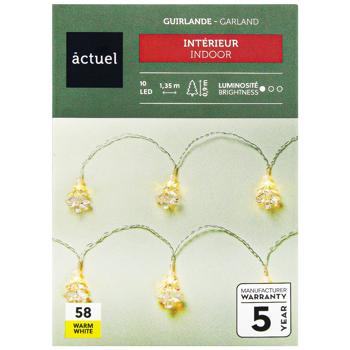 ACT/ГІРЛ 10ЛЕД БАТАР 1,65М ЖОВ - купити, ціни на Auchan - фото 2