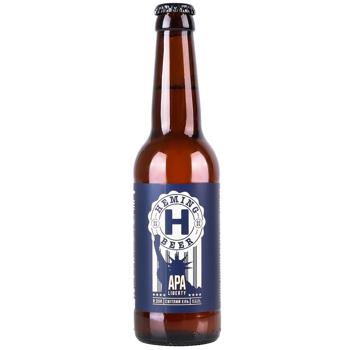 Heming American Pale Ale Light Unfiltered Beer 5.2% 0.33l