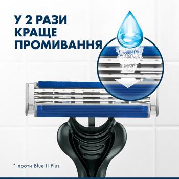Бритвы одноразовые Gillette Blue3 Plus 12шт - купить, цены на - фото 6