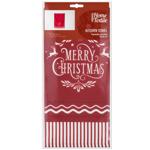 Ardesto Happy Holidays Red Kitchen Towel 45x65cm