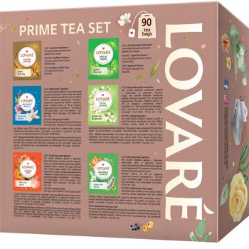 Набор чая Lovare Prime Tea Set 157,5г 90шт - купить, цены на - фото 4