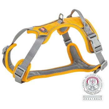 Trixie Premium Active Harness шлея для собак S 35-50 см - карі - купить, цены на MasterZoo - фото 2