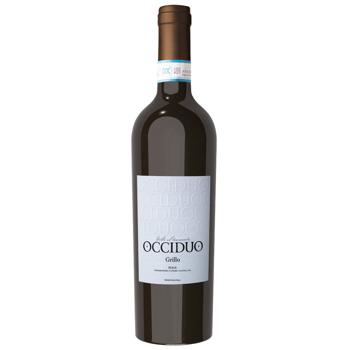Вино Occiduo Grillo Sicilia белое сухое 0,75л