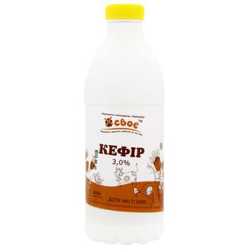 Svoe Kefir 3% 1kg - buy, prices for ULTRAMARKET - photo 1