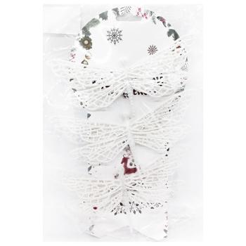 Украшение елочное Бабочка 3шт*17см - купить, цены на Таврия В - фото 1