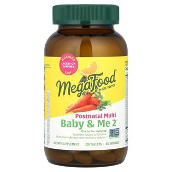 MegaFood Baby & Me 2 Postnatal Multi 120 tablets - buy, prices for Biotus - photo 1