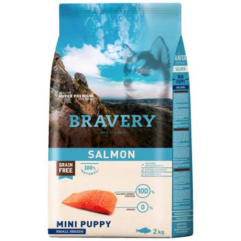 Bravery with Salmon for Puppies of Medium Breeds 600g