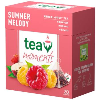 Tea Moments Summer Melody Herbal-Fruit Tea 1.7g*20pcs - buy, prices for Chudo Market - photo 1