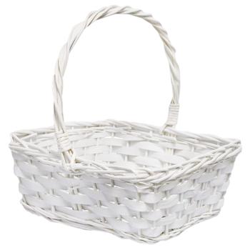 White Wicker Basket 36*29cm No.3 - buy, prices for MegaMarket - photo 1