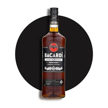 Ром Bacardi Carta Negra темный 40% 1л - купить, цены на Идеал - фото 2