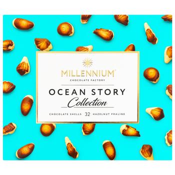 Millenium Ocean Story Chocolate Candies with Walnut Praline 340g - buy, prices for - photo 2