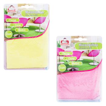 Pomichnytsia Microfiber Napkins 3pcs - buy, prices for Auchan - photo 1