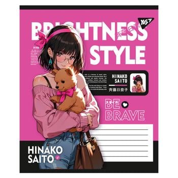 Зошит Yes Brightness style лінія 24 аркуші в асортименті - купити, ціни на - фото 4