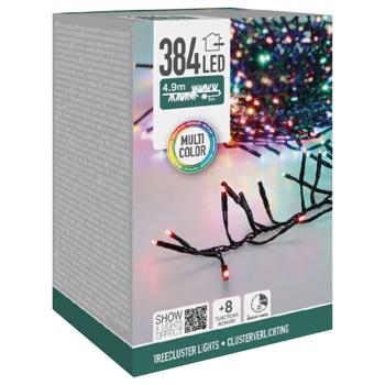 Гірлянда-кластер електрична Koopman 384 LED 7,9м різнокольорова - купити, ціни на Таврія В - фото 2