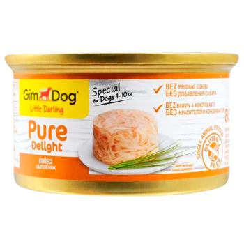 Корм вологий GimDog LD Pure Delight з куркою для собак мініатюрних порід 85г - купити, ціни на MasterZoo - фото 1