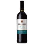 Decordi Vino Rosso Amabile Red Semisweet Wine 10% 0.75l