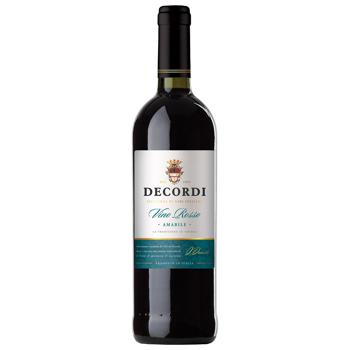 Decordi Vino Rosso Amabile Red Semisweet Wine 10% 0.75l - buy, prices for Epicentr FOOD - photo 1