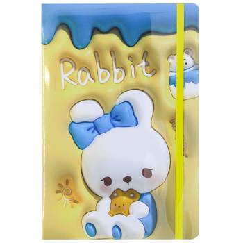 Блокнот на гумці Malevaro Bunny А5 80 аркушів - купити, ціни на - фото 5