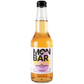 Сидр Monbar Яблоко-Бузина полусухой 4,4% 0,33л - купить, цены на WINETIME - фото 1