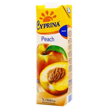 Cyprina Peach Nectar 1l - buy, prices for MegaMarket - photo 1