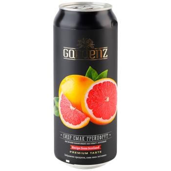 Сидр Gardenz Грейпфрут сладкий 5,4% 0,5л - купить, цены на - фото 2