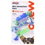 Набір іграшок для собак Petstages Mini Dentachew Pack 7 см, 9 см, 12 см