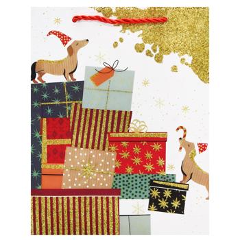 Пакет подарочный Greenwich 23х18х10см в ассортименте - купить, цены на - фото 5