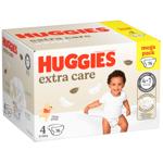 Huggies Extra Care 4 Diapers 8-16kg 76pcs