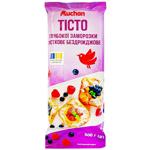 Тесто Auchan слоеное бездрожжевое замороженное 500г