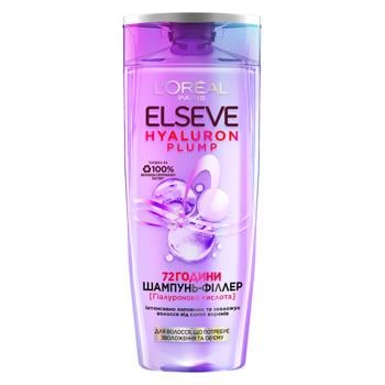 L'Oreal Paris Elseve Hyaluron Plump Shampoo-Filler for Hair Requiring Moisture and Volume 250ml - buy, prices for NOVUS - photo 1