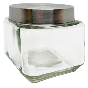 Банка з кришкою скляна квадратна 800мл 9907Y - купити, ціни на Чудо Маркет - фото 3