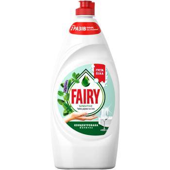 Fairy Sensitive Tea Tree and Mint Dishwashing Liquid 900ml