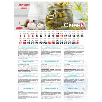 СВ КАЛЕНДАР ПОСІВНИЙ КАЛЕНДАР - купити, ціни на Auchan - фото 2