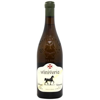 Вино Winiveria Tsinandali біле сухе 12,5% 0,75л - купити, ціни на За Раз - фото 1