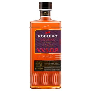 Коньяк України Koblevo V.V.S.O.P. 5 років 40% 0,5л - купити, ціни на КОСМОС - фото 1