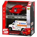 Cars2 Police Truck and Fire Helicopter Play Set