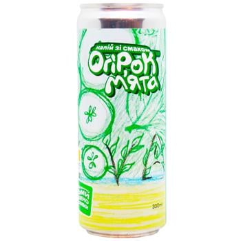 Напій газований Mova Огірок-м'ята 0,33л - купити, ціни на WINETIME - фото 1