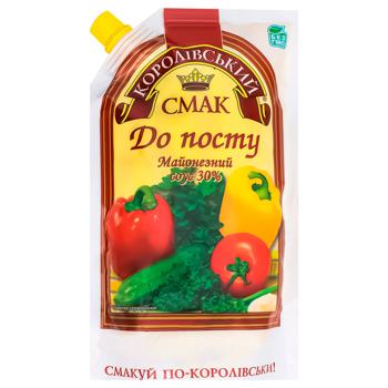 Майонезный соус Королевский Вкус До поста 30% 340г - купить, цены на Cупермаркет "Харьков" - фото 2