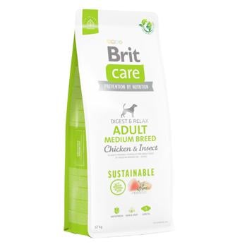 Brit Care Sustainable Dry Food with Chicken and Insects for Adult Dogs of Medium Breeds 12kg - buy, prices for MasterZoo - photo 1