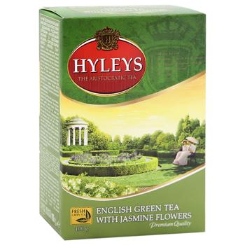 Чай зелений Hyleys Англійський з жасміном крупнолистовий 100г - купити, ціни на Cупермаркет "Харків" - фото 2