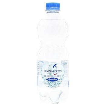 Вода мінеральна San Benedetto сильногазована 0,5л - купити, ціни на Чудо Маркет - фото 1