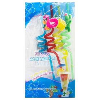 Zed Summer Drink Straws 4pcs - buy, prices for EKO Market - photo 1