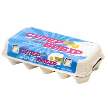Kvochka Super Selection Chicken Eggs C0 10pcs - buy, prices for Ideal - photo 1