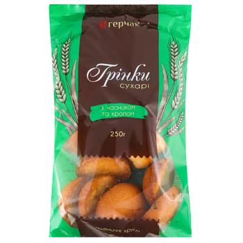 Gerchak Wheat Croutons with Garlic and Dill 250g - buy, prices for Epicentr FOOD - photo 1