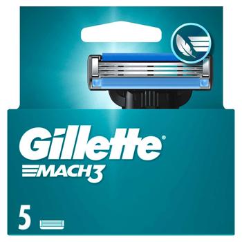 Картриджи для бритья Gillette Mach 3 сменные 5шт